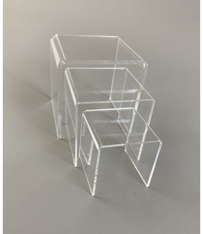 4-teiliges Set Erhöhungen / Quadratisch / S