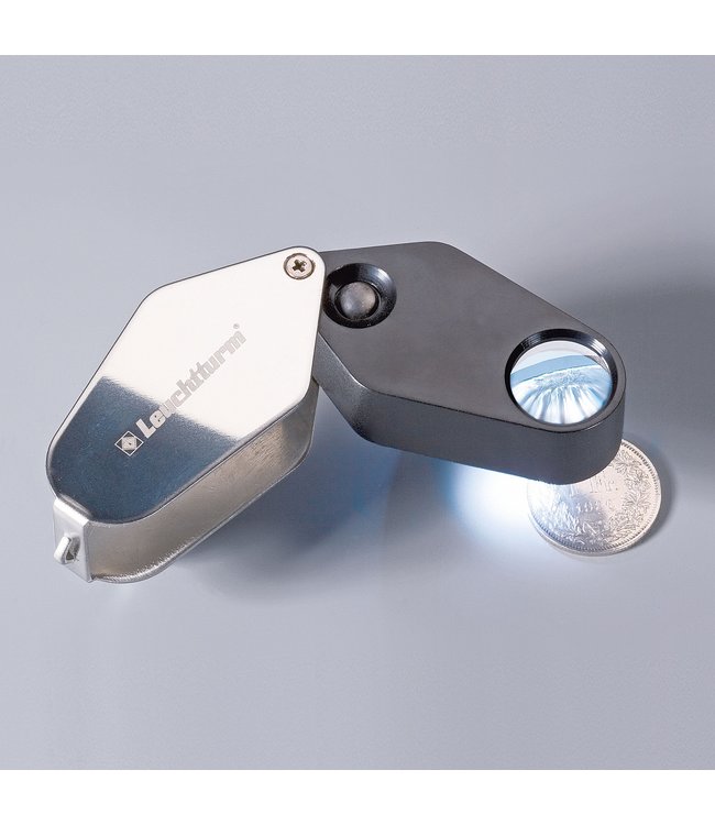 LED Folding Magnifier / 10X Magnification / Ø 18 mm