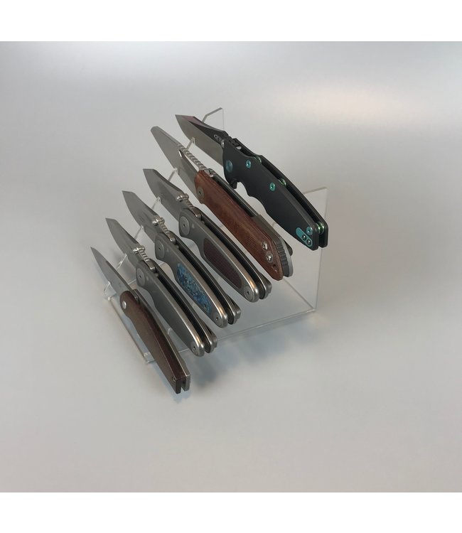 Display for 6 Knives / Stepwise / Acrylic