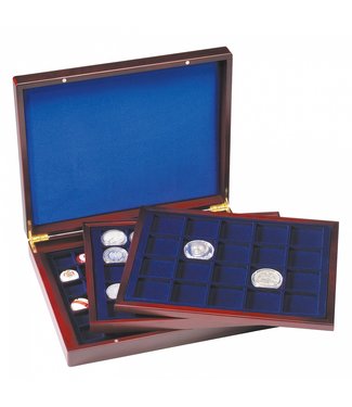 Leuchtturm (Lighthouse) Presentation Case Volterra Trio / De Luxe / For Coins / Round Coin Capsules