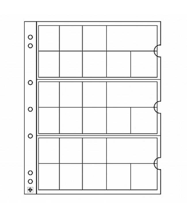 Coin Sheets Numis / For 3 Complete Euro-Coin Sets