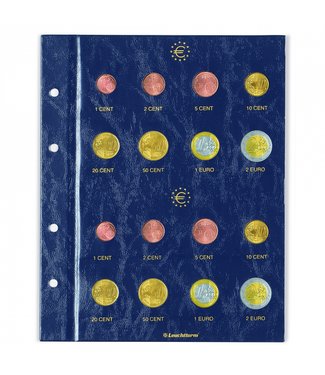 Leuchtturm (Lighthouse) Coin Sheets Vista For Euro Coin Sets