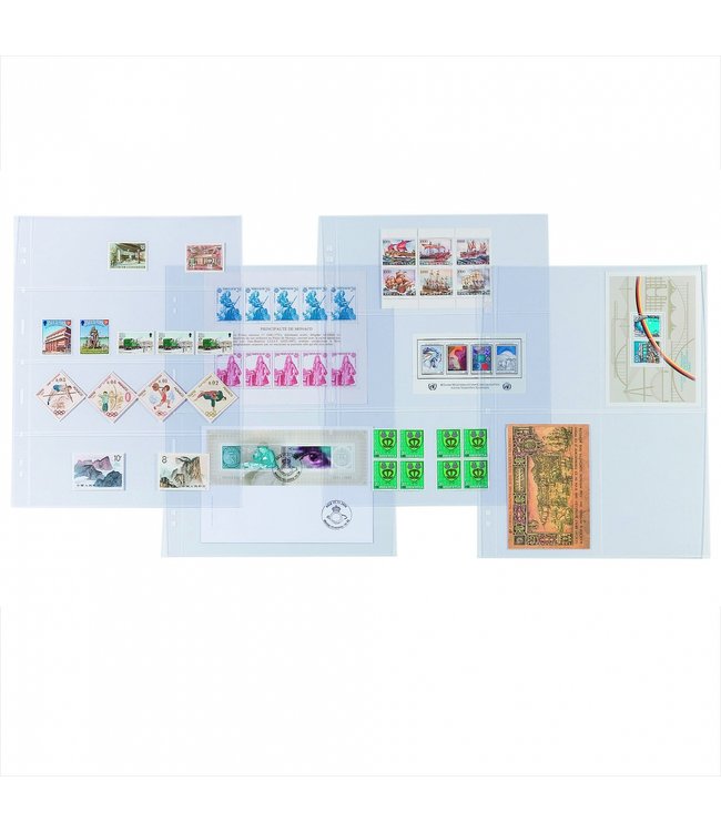 Plastic Pocket Sheets Grande 2-Way Division