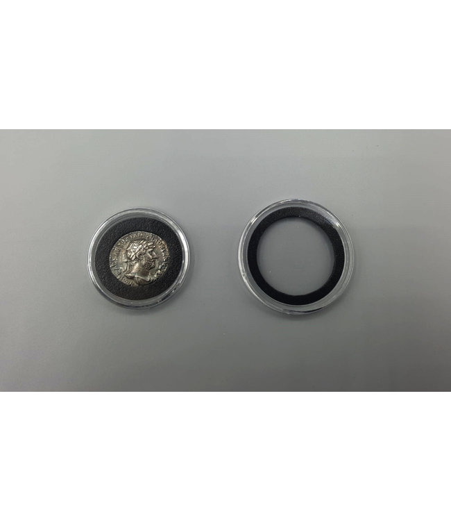 Air-Tite Round Coin Capsules / Black Inlay