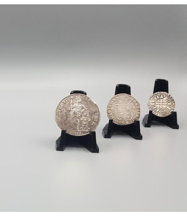 Coin Display Stands 15-50 mm / Black