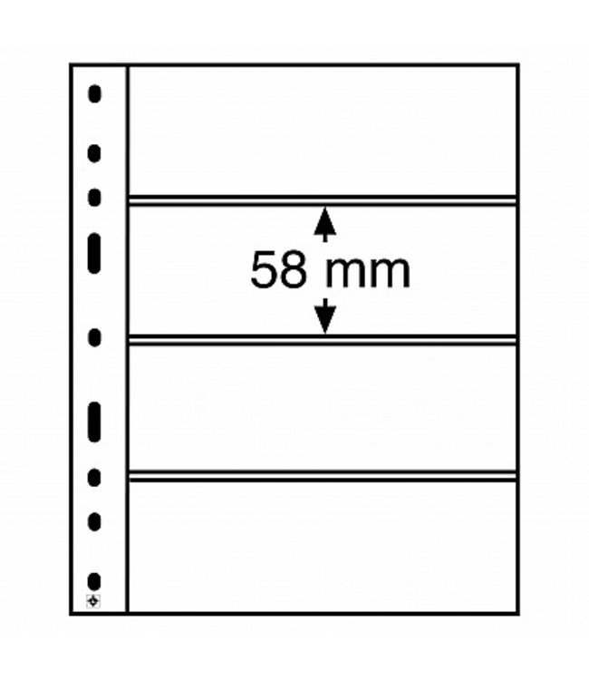 Leuchtturm (Lighthouse) Plastic Pockets Optima / 4-Way Division