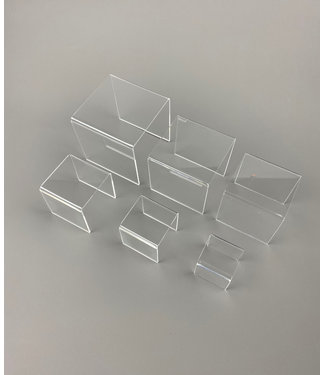 SMC Clear Acrylic Risers / Set Of 6