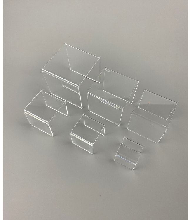 SMC Clear Acrylic Risers / Set Of 6