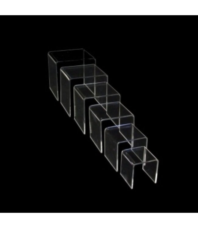 Clear Acrylic Risers / Set Of 6