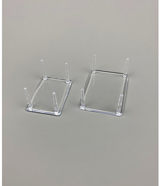 SMC Rechthoekig Acryl 4-Pins Display / Smalle Poten