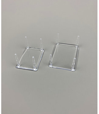 SMC Rectangular Acrylic 4-Pin Display / Small Legs