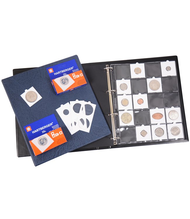 Coin Holders / 39,5 mm / Self-Adhesive