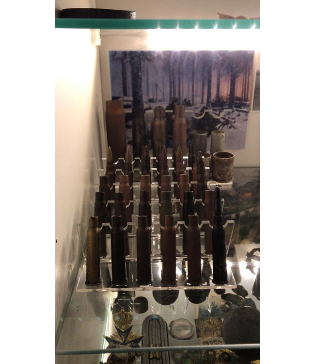 Acryl Standaard Voor 6 Pennen / Theelepels / Hulzen (Klein)