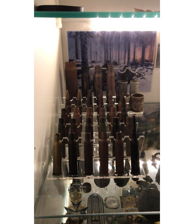 Acrylic Display Stand For 6 Pens / Teaspoons / Bullet Shells / Cartridges (Small)