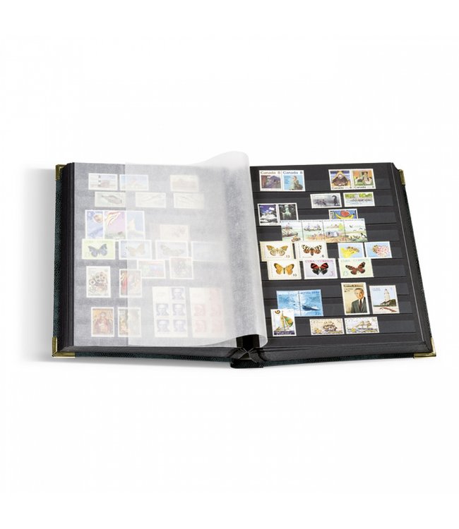 Comfort Deluxe / Insteekalbum / Croco Design / Zwarte Bladen