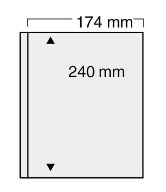 SAFE Plastic Sheets Compact / A5 / 1 Compartment