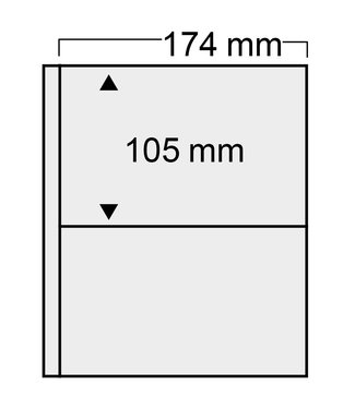 SAFE Plastic Sheets Compact / 2 Compartments