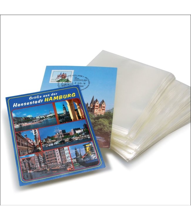 Protective Sheets For Stamps / Pictures / Postcards / Pack Of 100