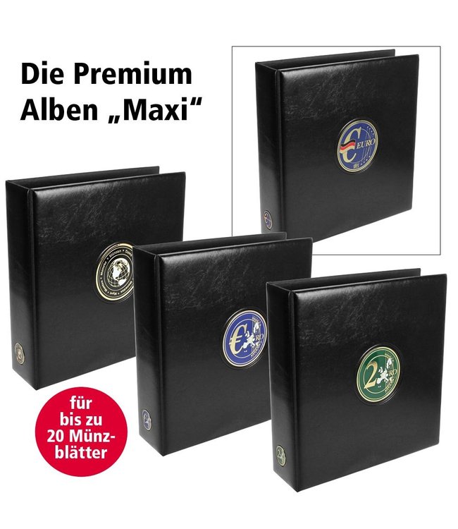 Premium Euro Münzalben / Maxi