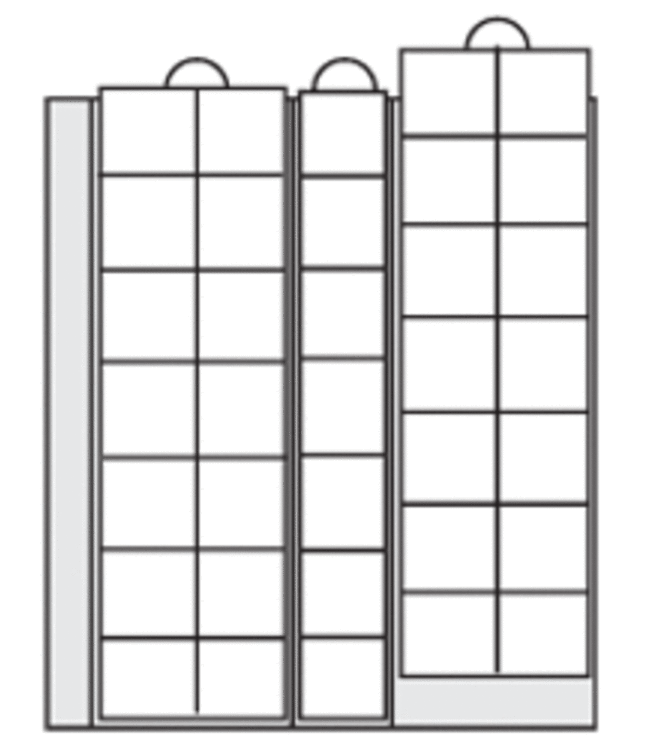 Coin Sheets / Up To 28 mm