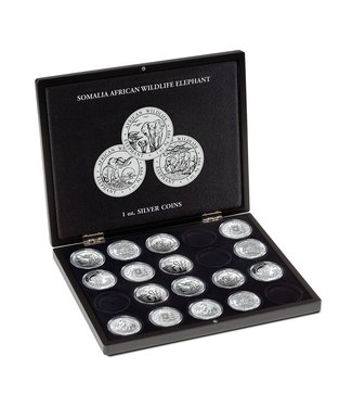 Leuchtturm (Lighthouse) Presentation Case For 20 Silver Somalia Elephant Coins (1 OZ.)