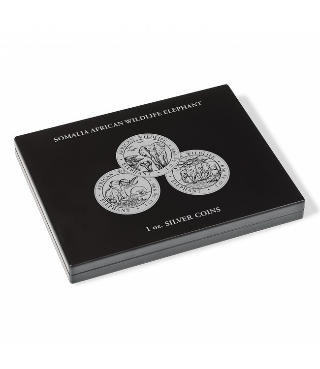 Presentation Case For 20 Silver Somalia Elephant Coins (1 OZ.)