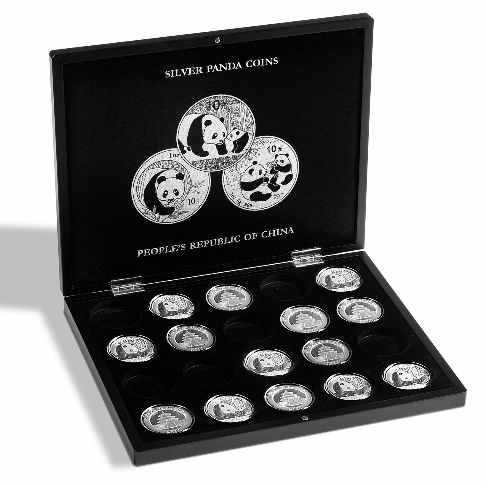 Presentation Case For 20 Silver Panda Coins (1 OZ. / 30 gr