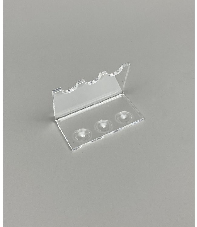 Acrylic Display Stand For 3 Pens / Teaspoons / Bullet Shells / Cartridges (Small)