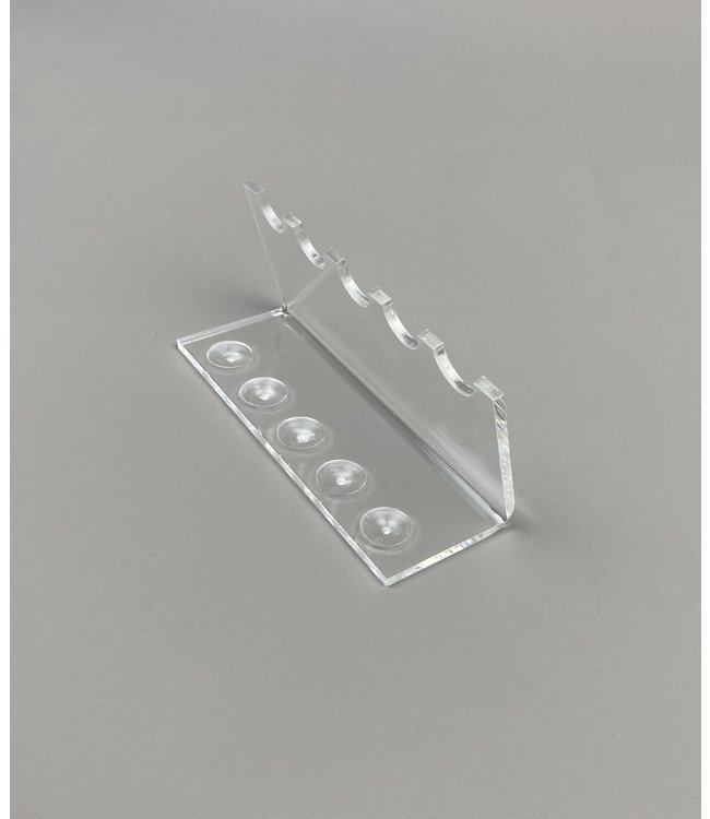 Acrylic Display Stand For 5 Pens / Teaspoons / Bullet Shells / Cartridges (Small)
