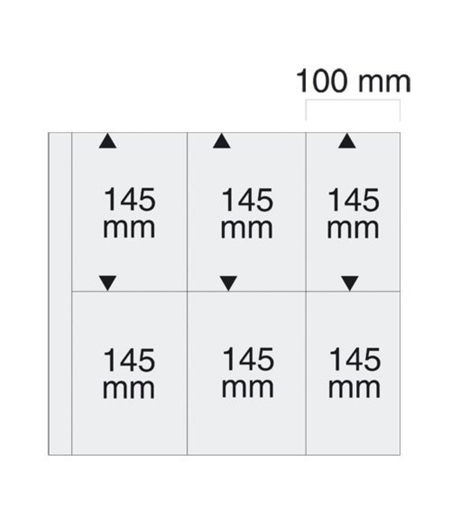 Sheets Maxi / 6 compartments / 100 mm x 145 mm