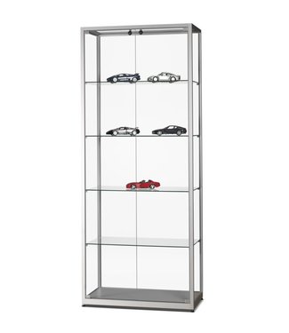SMC Display Cabinet Radboud / Silver / Doors Front Side