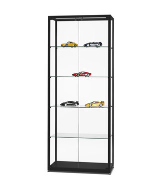 SMC Display Cabinet Radboud / Black / Doors Front Side