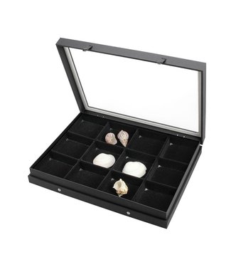 SAFE Display Case / Black Edition / 12 Compartments