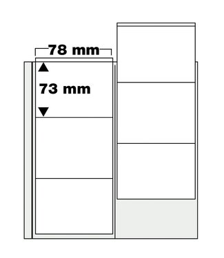 SAFE Coin Sheets / Up To 70 mm / Compact Album