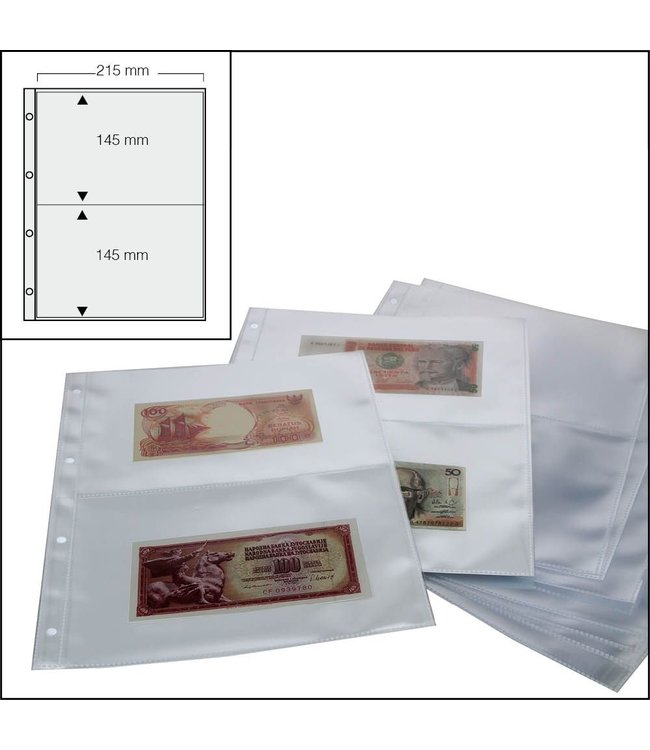 Sheets Banknotes / 2 Compartments