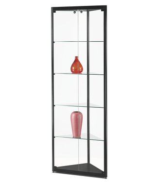 SMC Corner Display Cabinet / Julia / Black