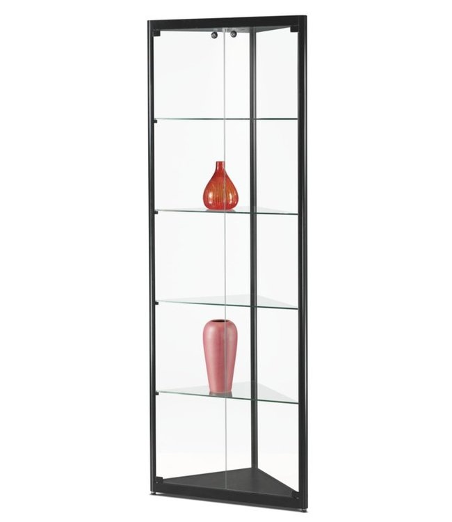 SMC Corner Display Cabinet / Julia / Black