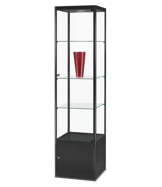 Display Cabinet Floris / Black / Base Cabinet / LED Basic