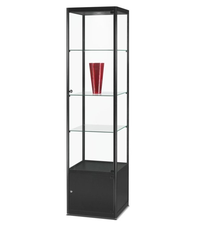 SMC Display Cabinet Floris / Black / Base Cabinet / LED Basic