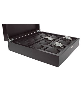 SAFE Black Ashwood Storage Box For Watches