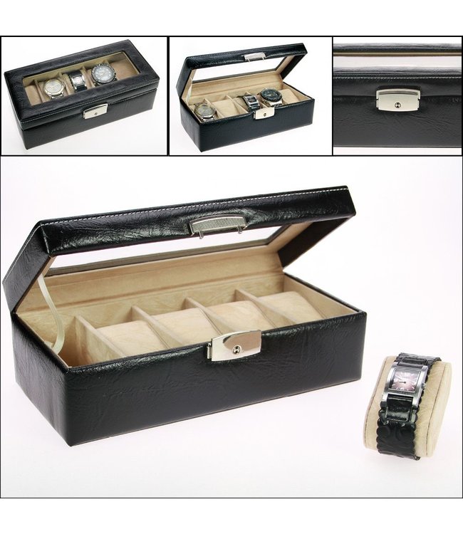 Black Storage Case For Watches