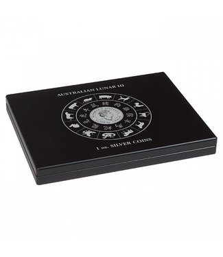 Leuchtturm (Lighthouse) Presentation Case For 12 Silver Lunar lll Coins (1 OZ.)