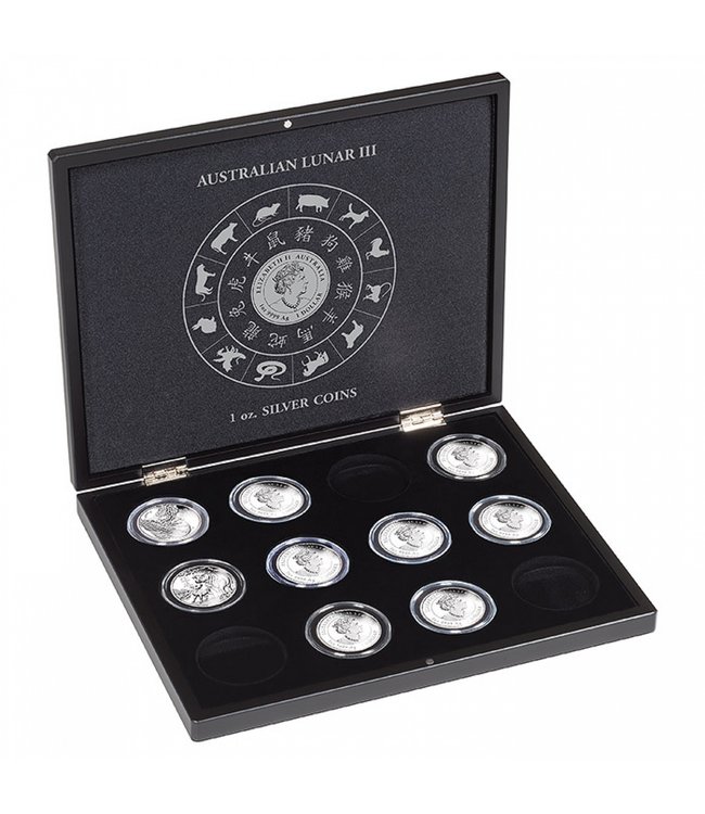 Münzkassette Für 12 Lunar lll Silbermünzen