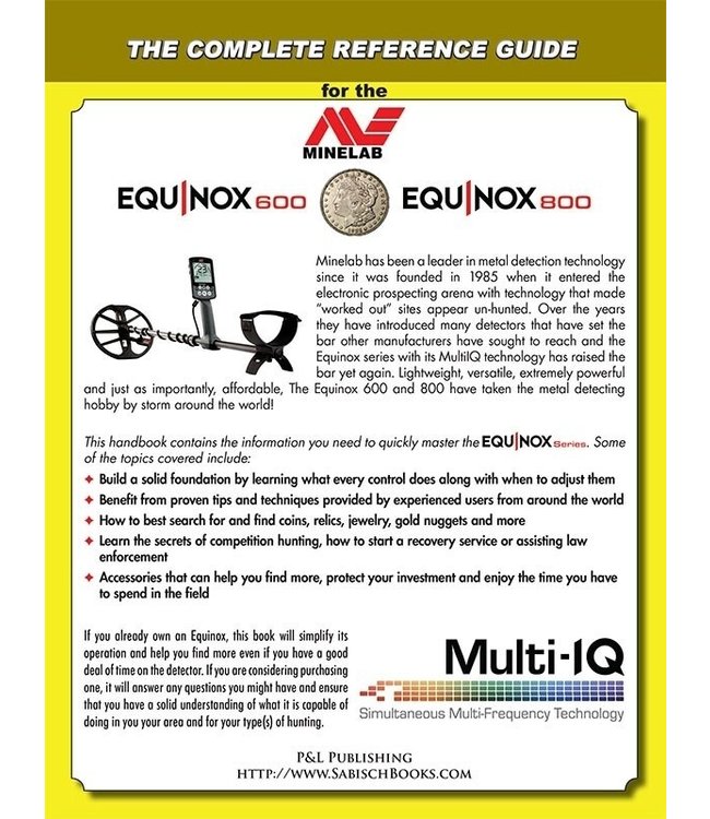 Minelab Equinox Handbook
