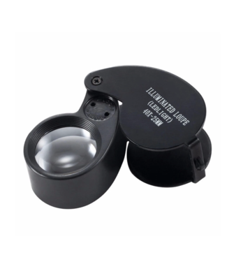 SMC Jewellers Pocket Loupe / 40 x Magnification / LED