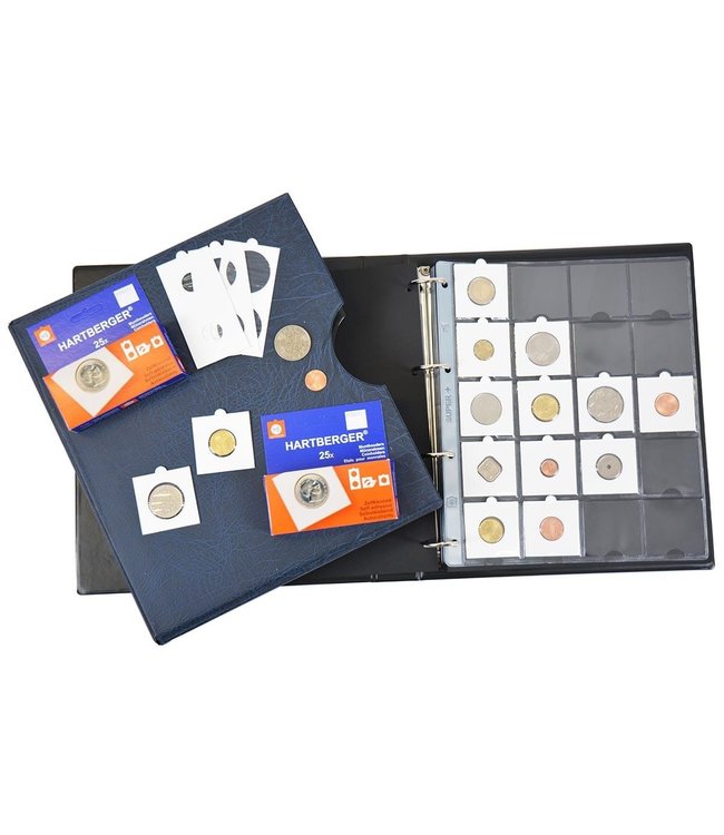Hartberger Hartberger Münzalbum Deluxe / Kassette / 50 Münzrähmchen