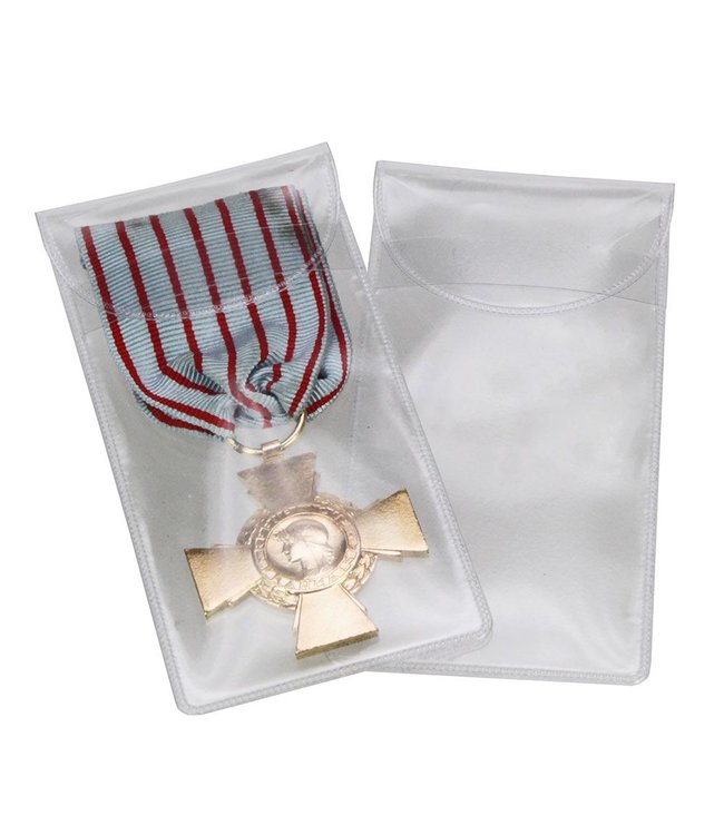 Protective Pocket / Medals / Badges / Decorations / 45 mm x 100 mm