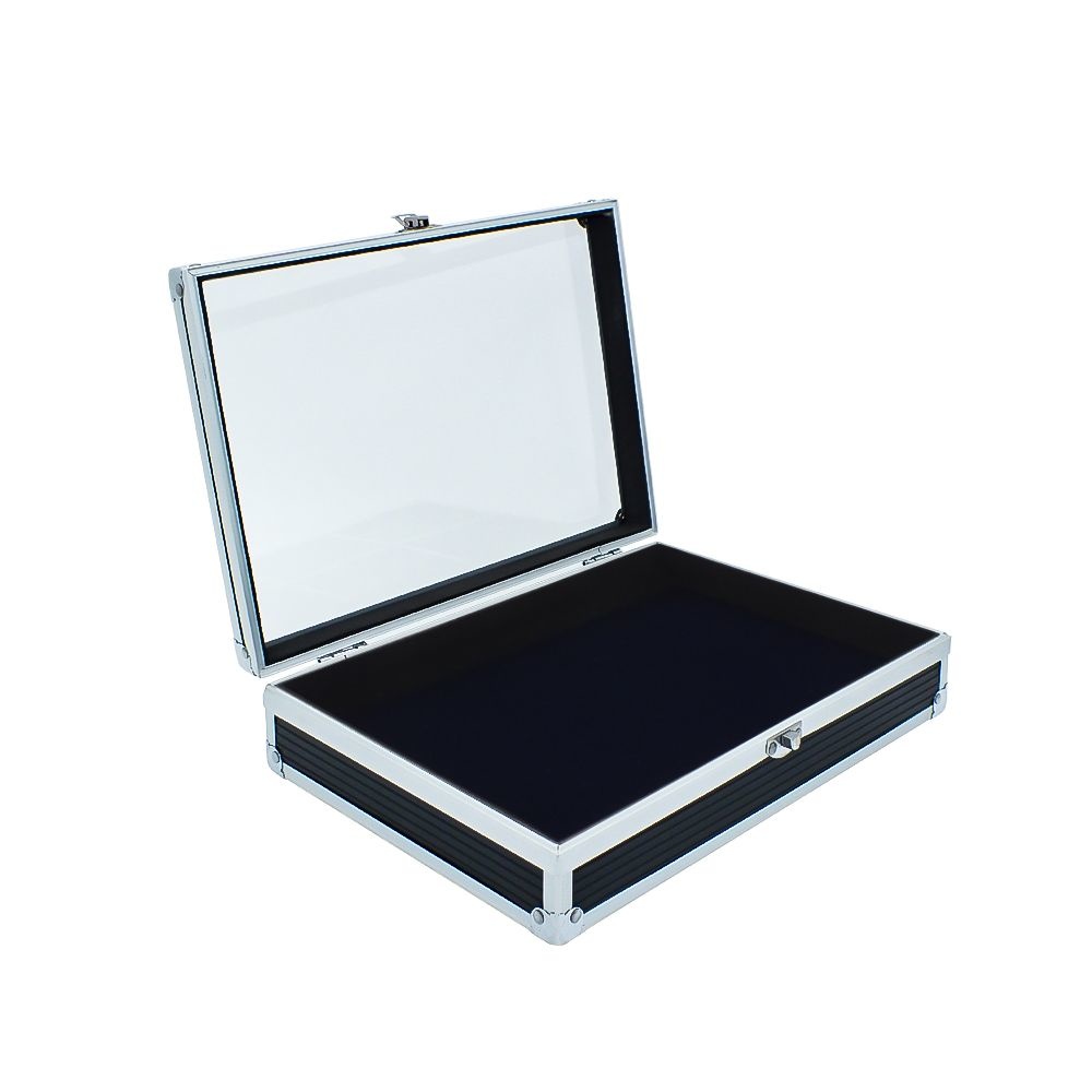 Product Display Case With Aluminum Frames Half Vision 60x38x20 - Inch ---  AL25