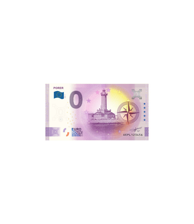 Leuchtturm / 0 Euro Souvenir Banknote / Porer