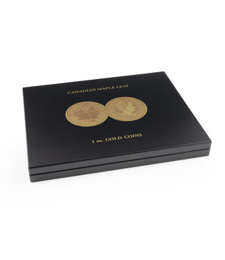 Leuchtturm (Lighthouse) Presentation Case / 30 Maple leaf Gold Coins (1 OZ.) In Capsules